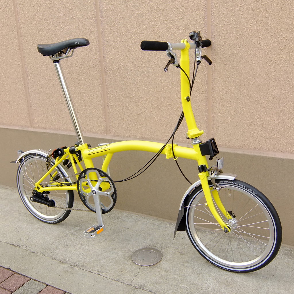 BROMPTON S6Lイエロー 6速 2014年 BROMPTON S6Lイエロー 6速 2014年 - メルカリ