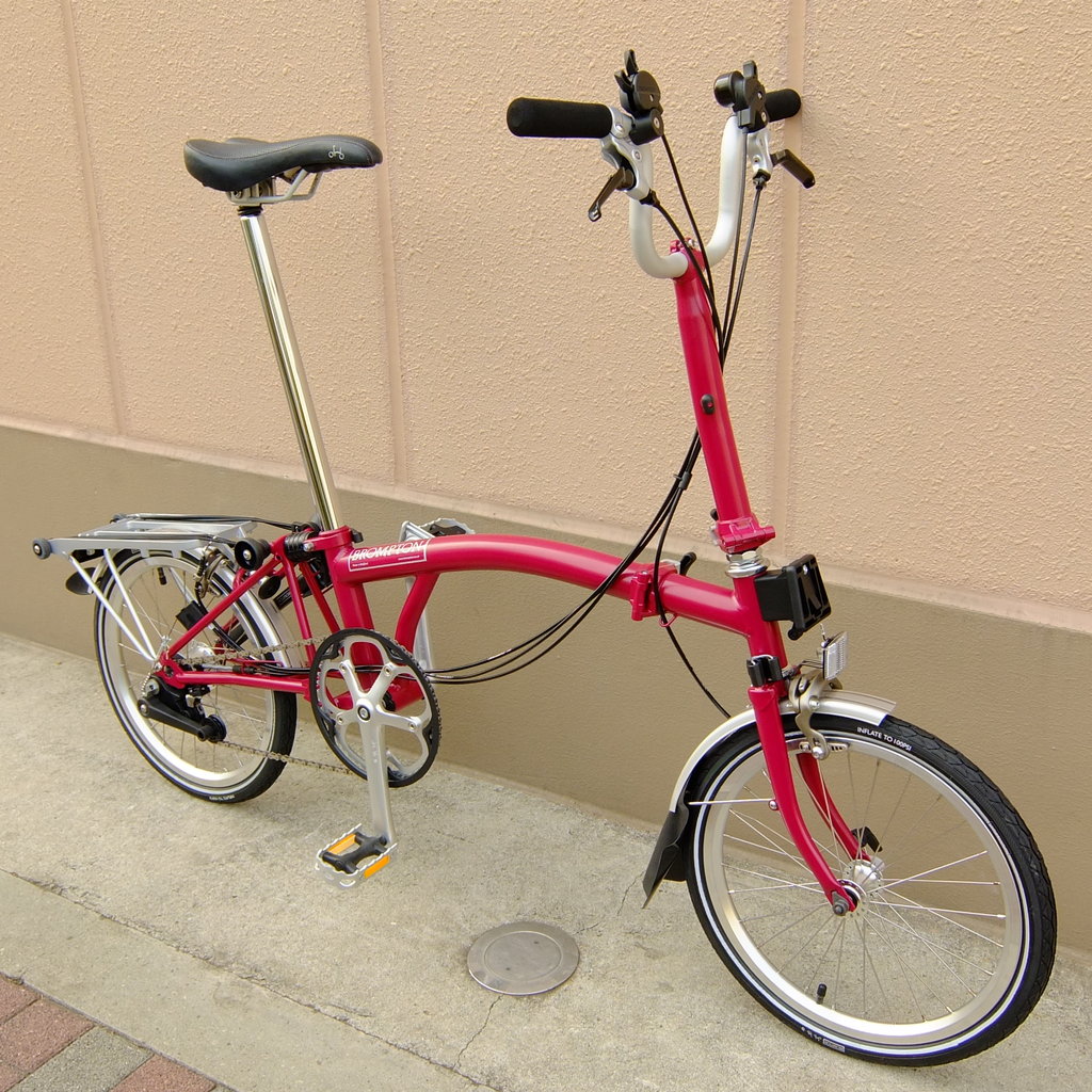 ブロンプトン 2014年モデル 折り畳み自転車 ミニベロM6R オレンジ ブロンプトン 2014年モデル 折り畳み自転車 ミニベロM6R オレンジ