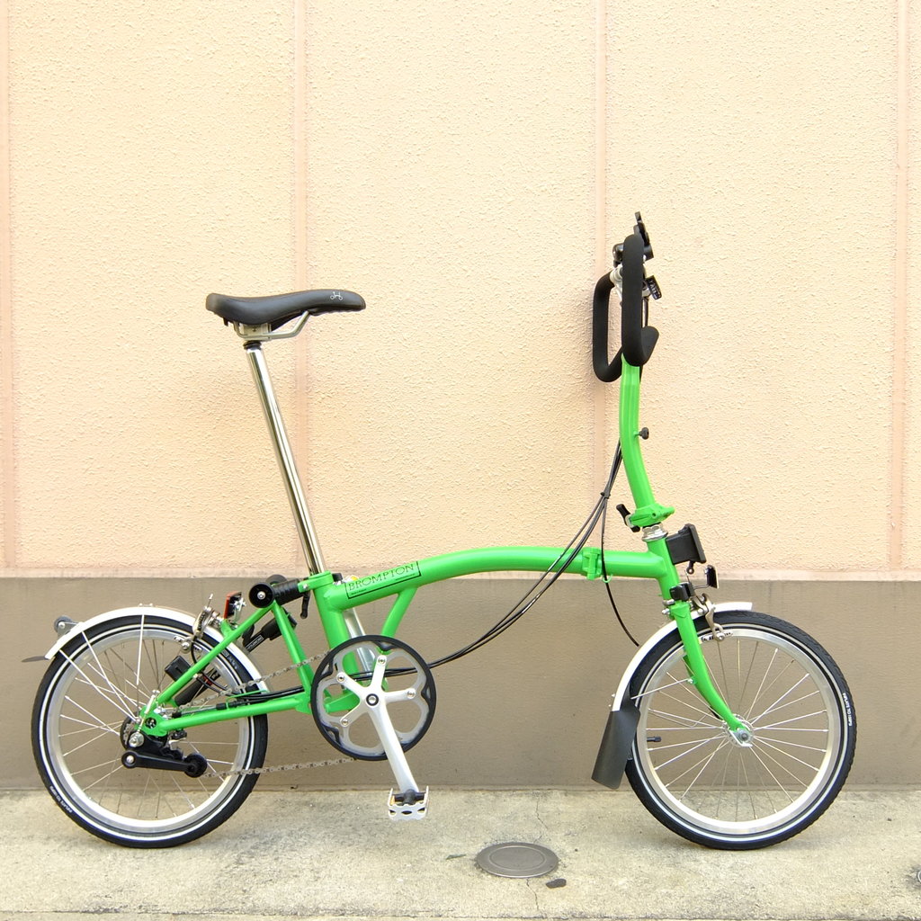 BROMPTON - ブロンプトン　P6L  グリーン×グリーン BROMPTON ( ブロンプトン ) 折りたたみ自転車 C Line EXPLORE