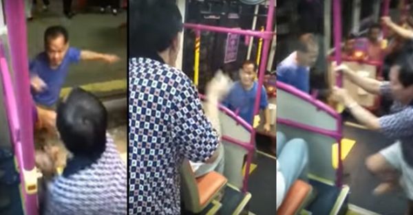 中国人同士の熱いケンカ 中国のとあるバスでキチガイじいさんたちが熱いケンカをしだした 話題のニュースまとめ0127