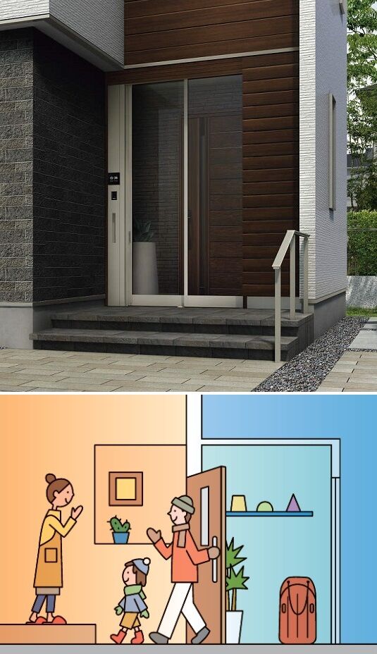 激安 風除室 玄関囲い 雪囲い 富山県高岡市 風除室の修理 風除室の工事 窓 ドア専門店 アルミ建材和田