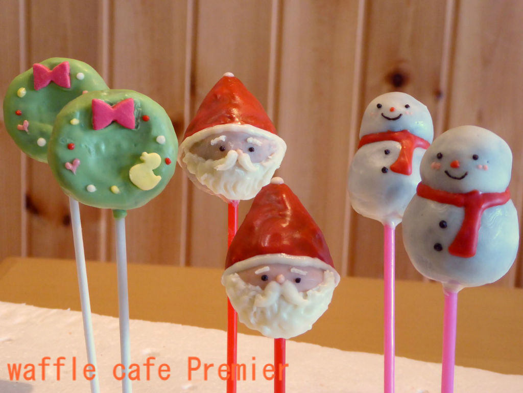 クリスマス ケーキポップ アイシングクッキー販売中 Wafflecafe Premierの公式ブログ