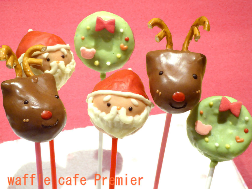 クリスマスケーキポップ販売中です Wafflecafe Premierの公式ブログ