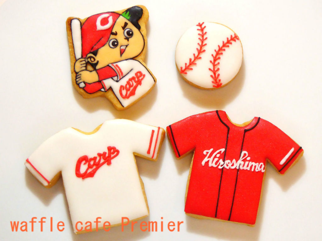 オーダークッキー 野球 カープ坊や ジャビット君 Wafflecafe Premierの公式ブログ