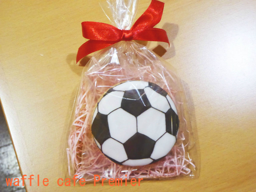 オーダークッキー デコレーションケーキ サッカーボール Wafflecafe Premierの公式ブログ