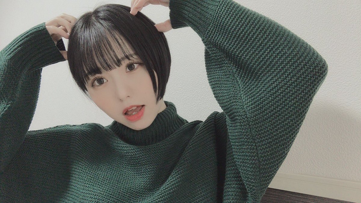 Ske48 佐藤佳穂 黒髪ショートにしてきた Ske48箱推し