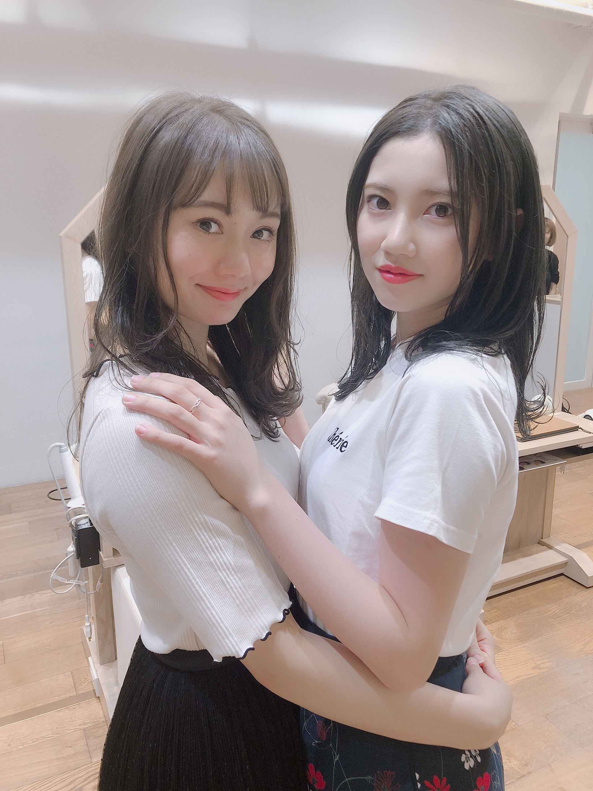 美容師さんが撮影した北川綾巴と松本慈子の２ショトが最高と話題 Ske48箱推し