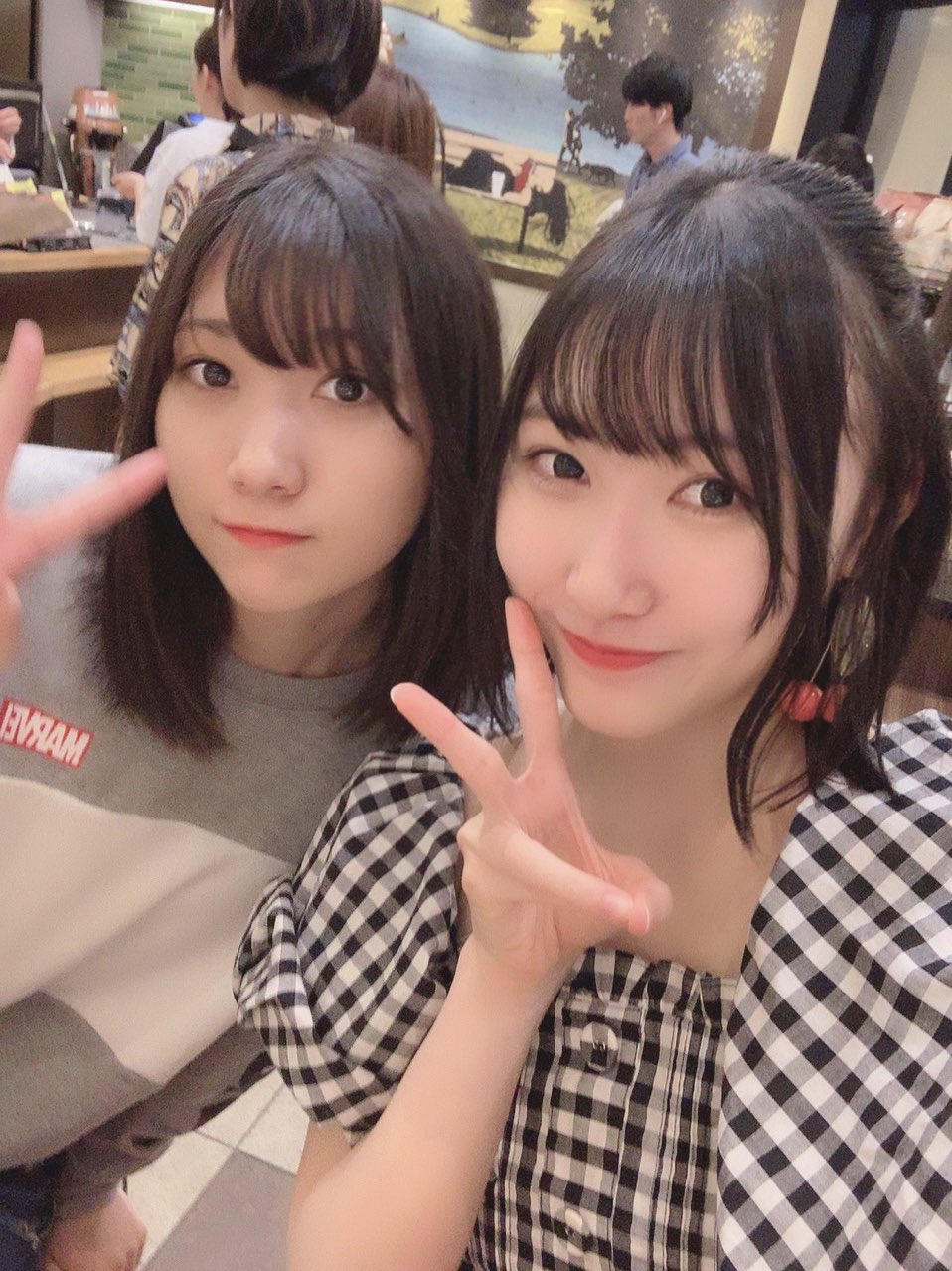 Ske48 白井琴望 一色嶺奈ちゃんがオシャレなお店見つけてくれて行ってきました Ske48箱推し