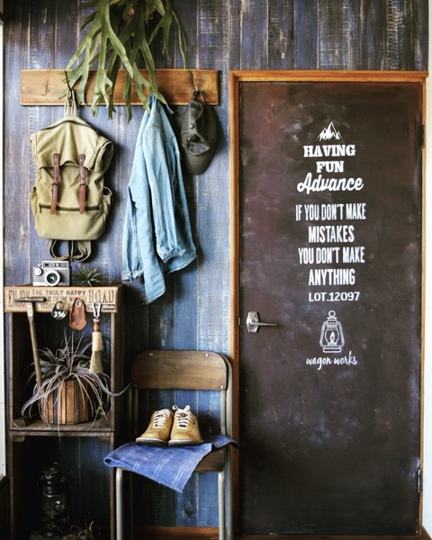 自宅壁紙ビフォー