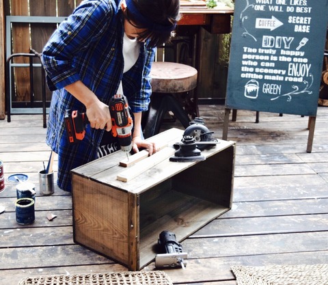 DIYの様子