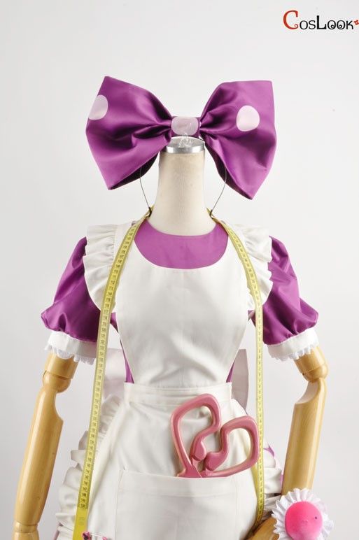 東京ディズニシーのショー マイフレンドダッフィーミニーマウス 紫水玉 風のコスプレ衣装 コスプレ衣装専門店のcoslook