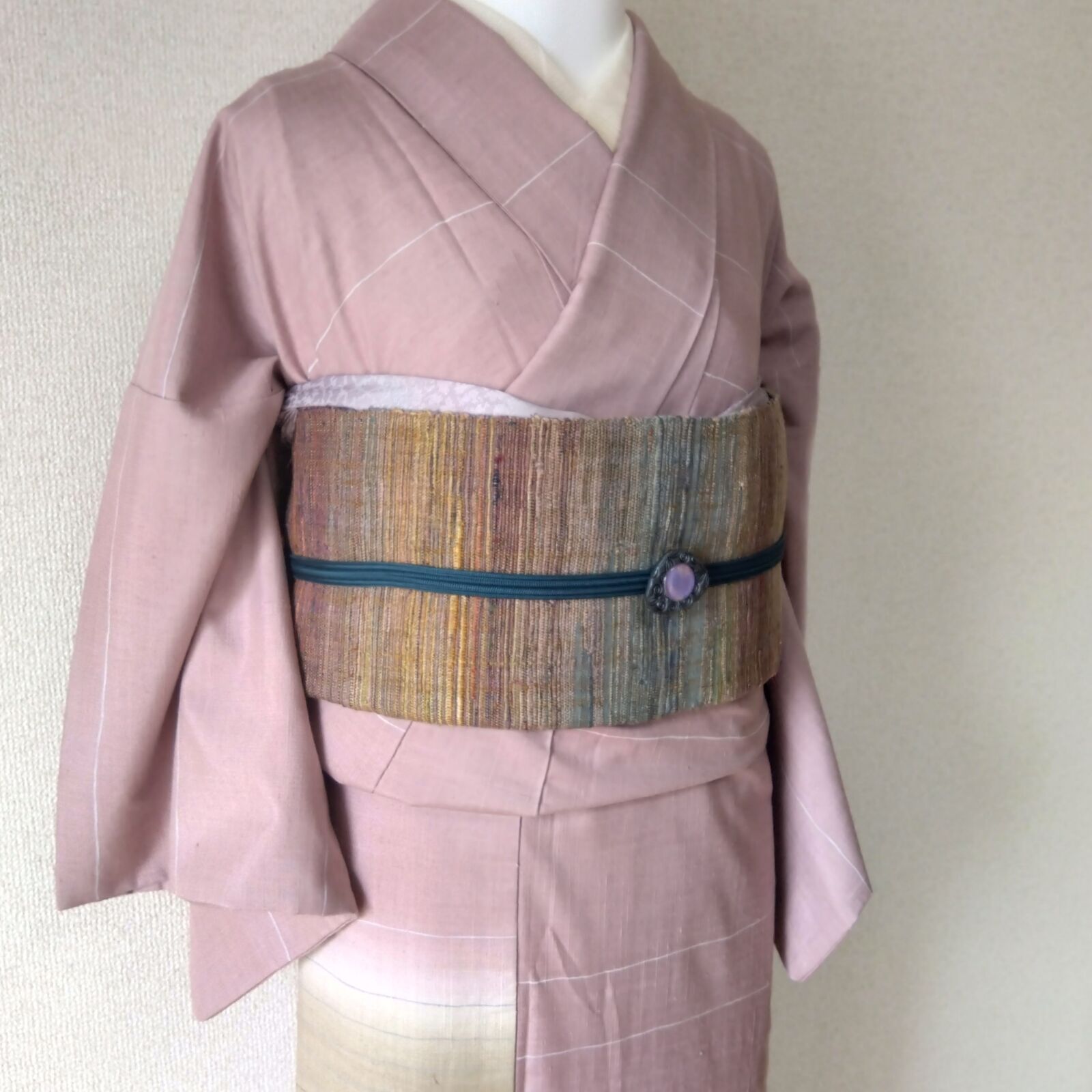 裂織の名古屋帯 : 和布 菜桜 (店番日記)