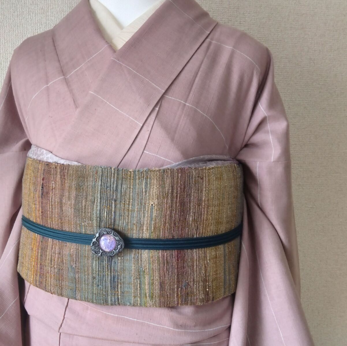 裂織の名古屋帯 : 和布 菜桜 (店番日記)
