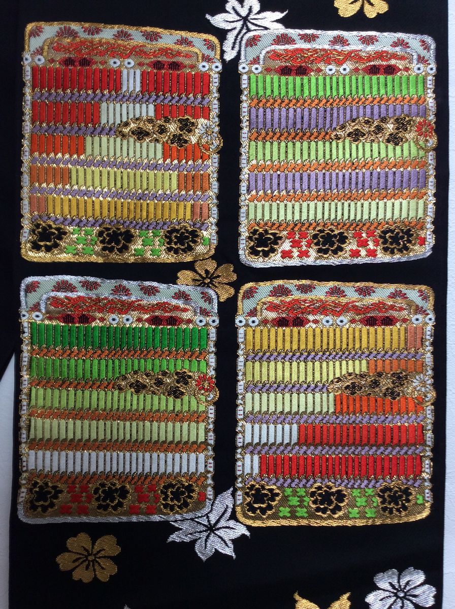 鎧威しの袋帯 和布 菜桜 店番日記