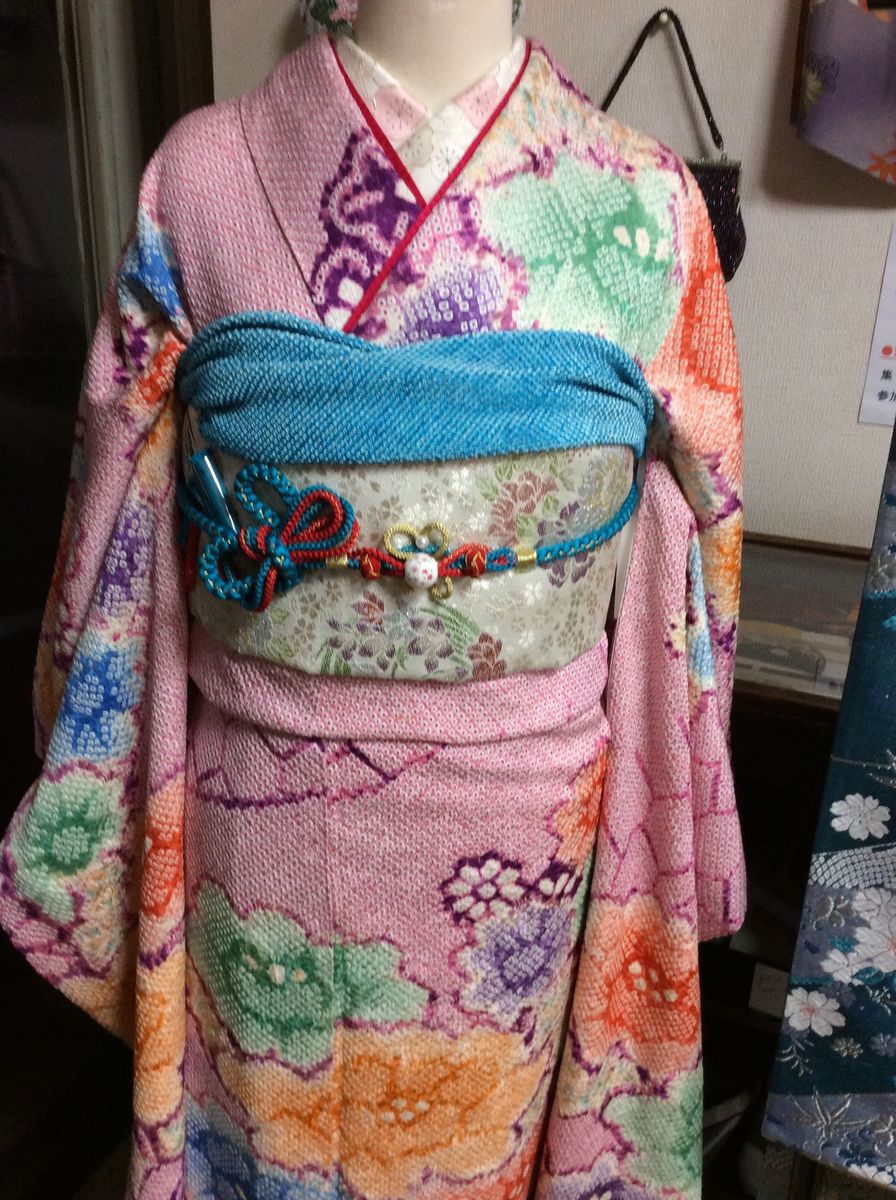 素敵な絞りの振袖 和布 菜桜 店番日記 素敵な絞りの振袖 和布 菜桜 店番日記
