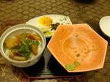 平戸海上ホテルの夕食 最後は鯛茶漬け