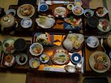 かに食べ放題プランはお膳が3つ
