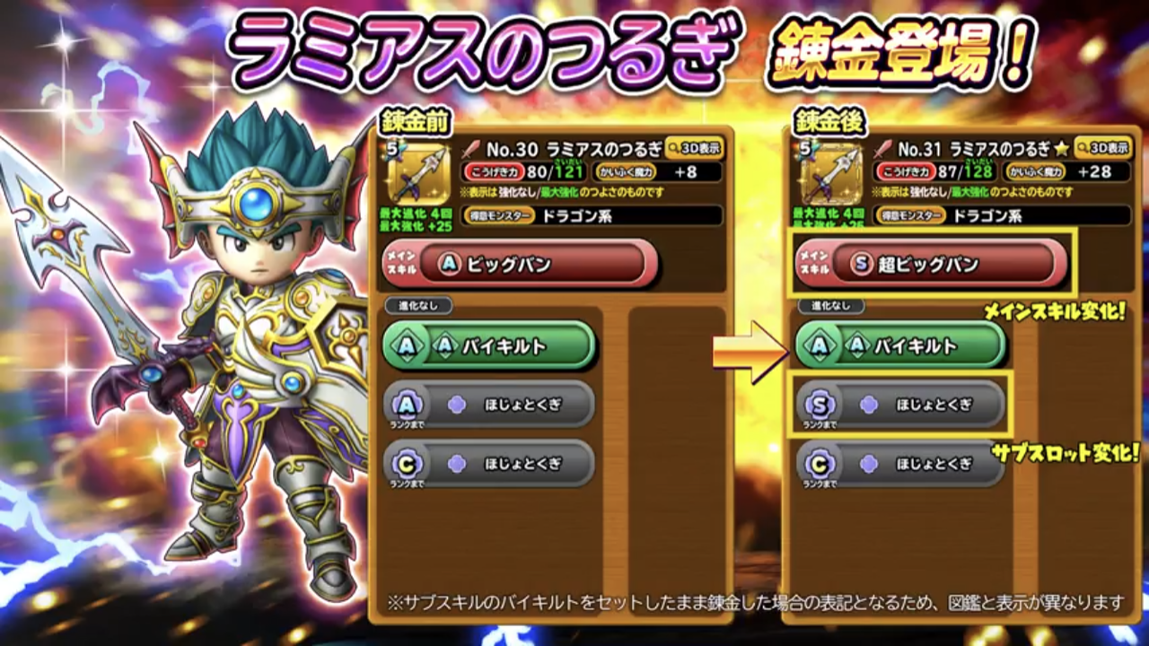 ラミアスのつるぎ錬金答え合わせ 星ドラ わいわい堂 ラミアスのつるぎ錬金答え合わせ 星ドラ わいわい堂