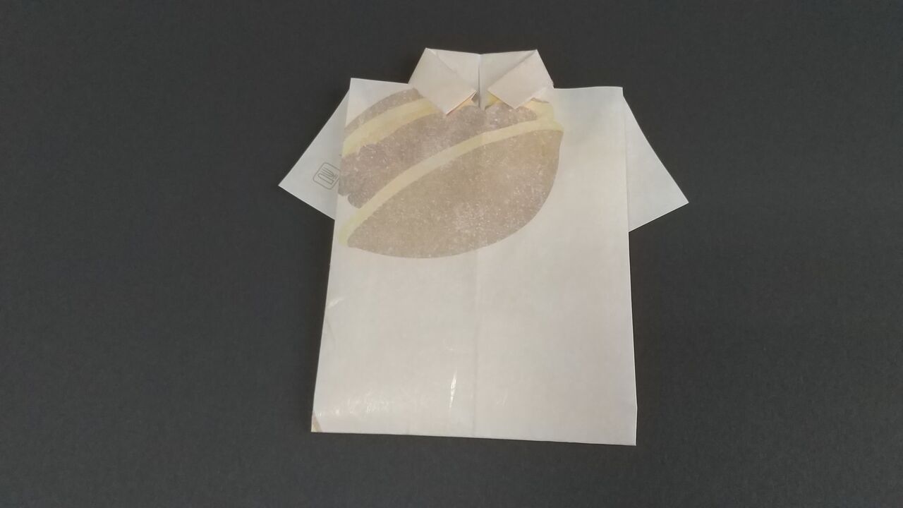 シャツのぽち袋 折り紙 Origami 和