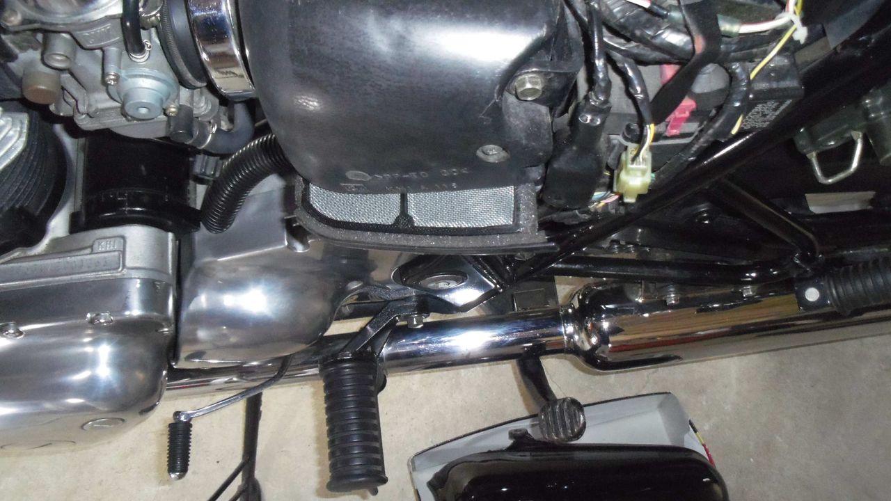 ｗ６５０ エアクリ清掃 要 交換 カプチーノとビラーゴ