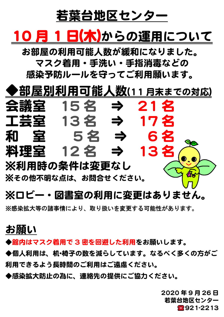 若葉台地区センター便り 若葉台連合自治会