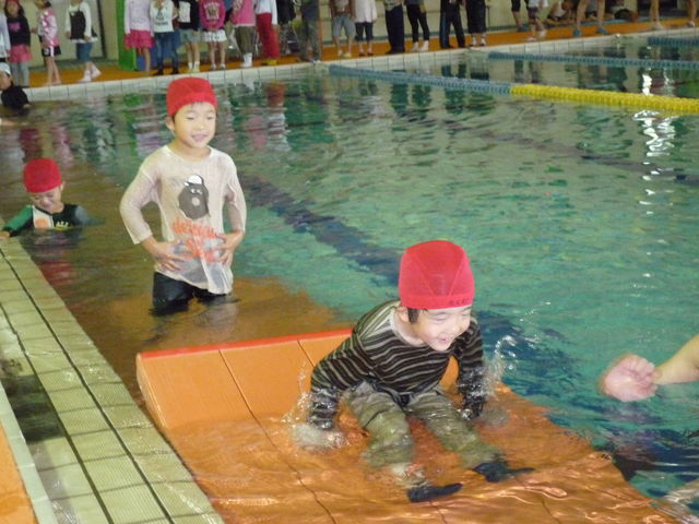 着衣水泳 認定こども園わかばのブログ