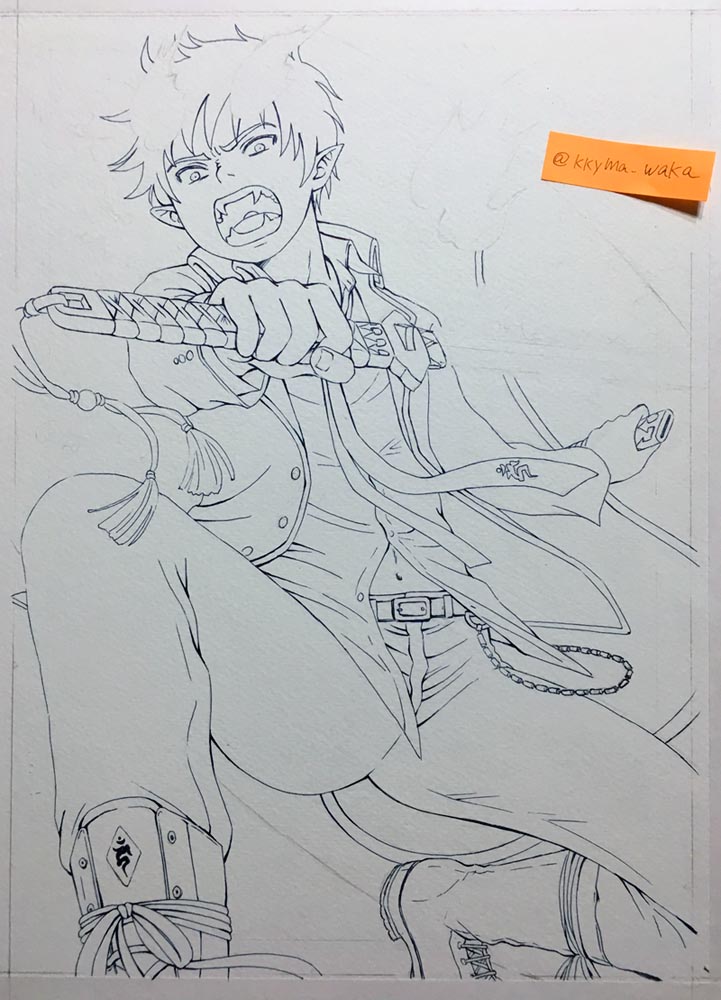 青の祓魔師 1 イラスト記録