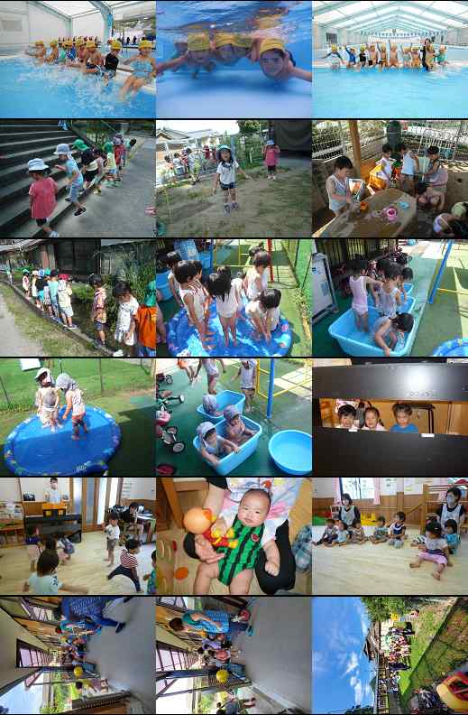 7 31 避難訓練 ｂｇプールきりん 噴水プール水遊び 南島原市加津佐町 若木保育園 若木保育園のブログ 長崎県南島原市