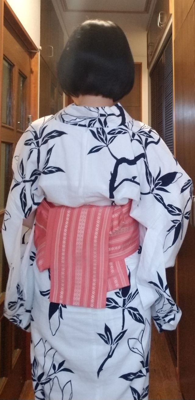 母の縫ってくれた浴衣で 着物と紡ぐ その壱