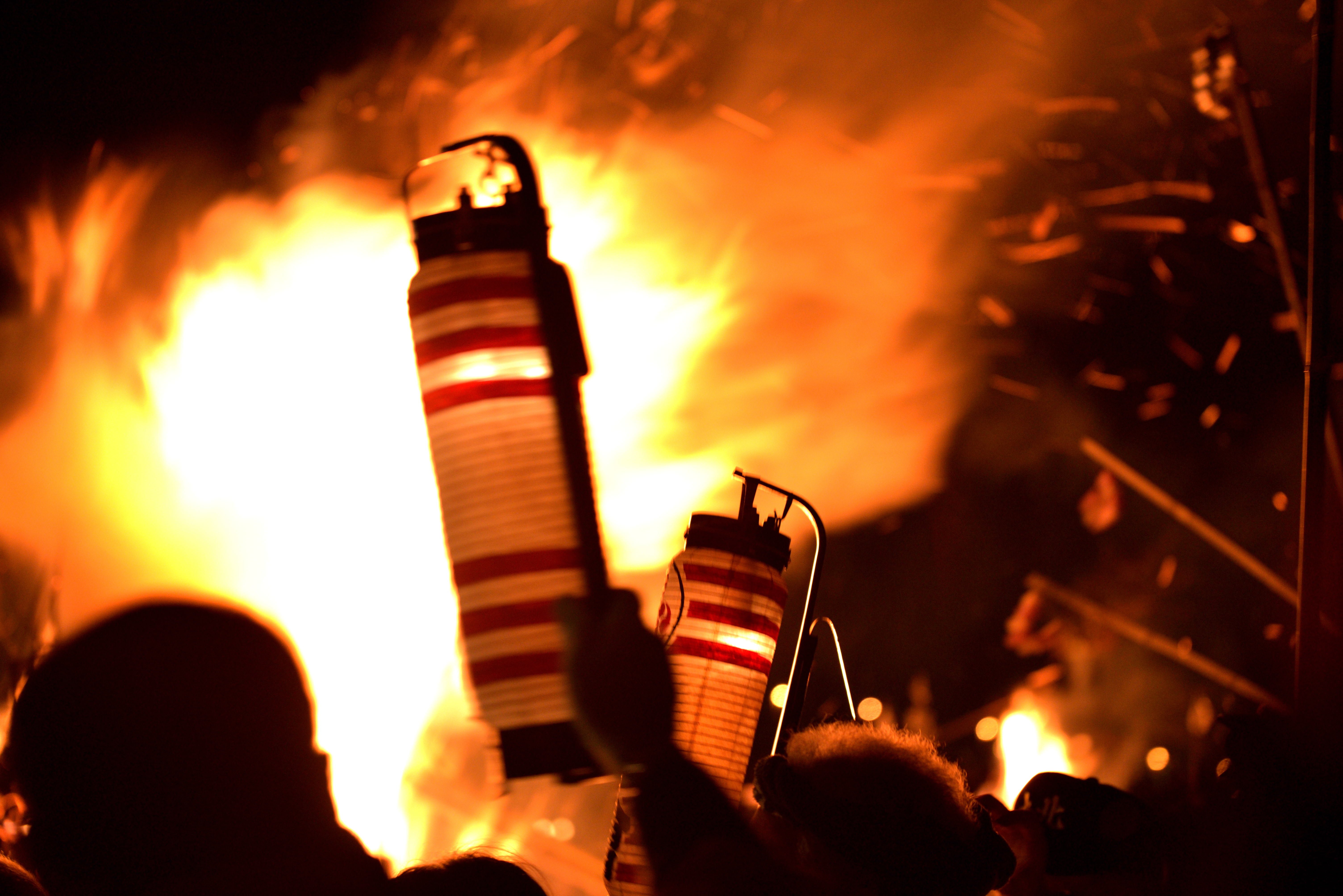 冬の火祭り 大磯の左義長に行く 東京寫眞 冬の火祭り 大磯の左義長に行く 東京寫眞