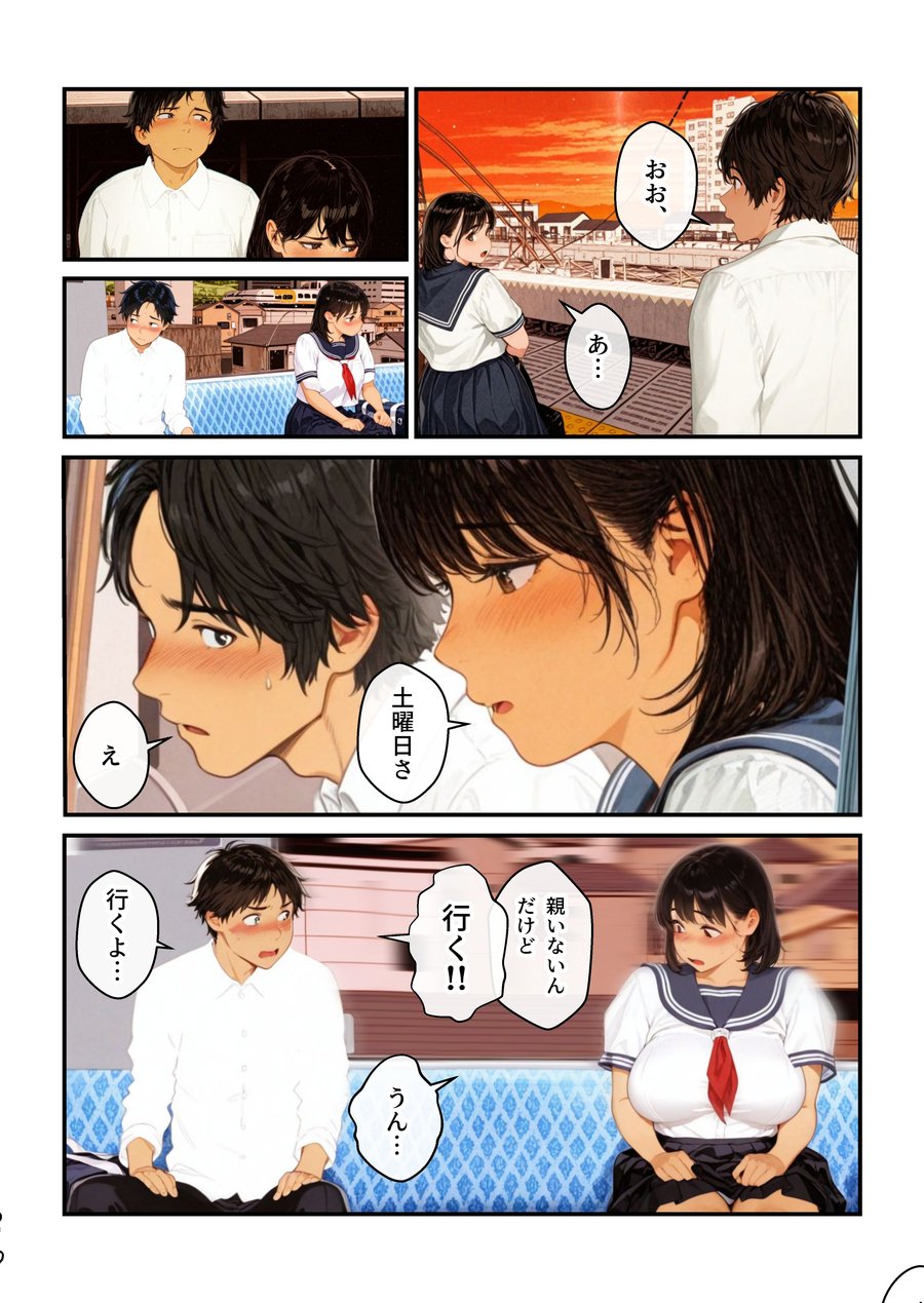 ポチャで体臭キツイ幼馴染とラブラブ仲直りセックス!? (34)