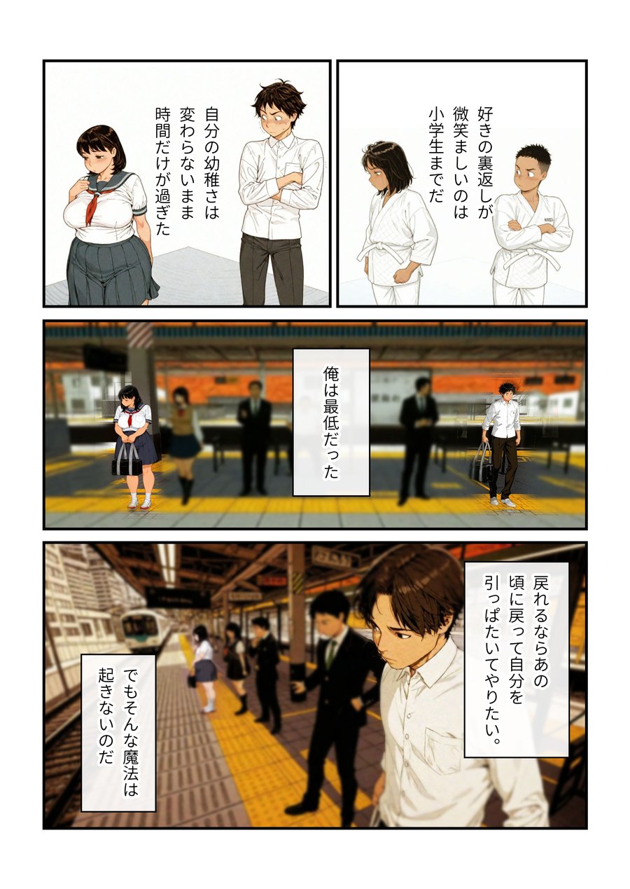 ポチャで体臭キツイ幼馴染とラブラブ仲直りセックス!? (9)