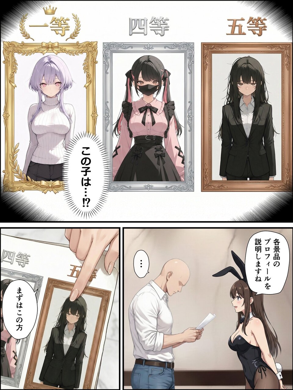 一獲千女～女が当たる宝くじで一等を当てた男～【片想いしていた同級生編】