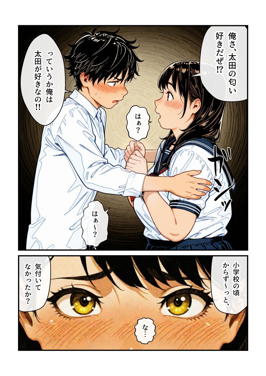 ポチャで体臭キツイ幼馴染とラブラブ仲直りセックス!? (19)