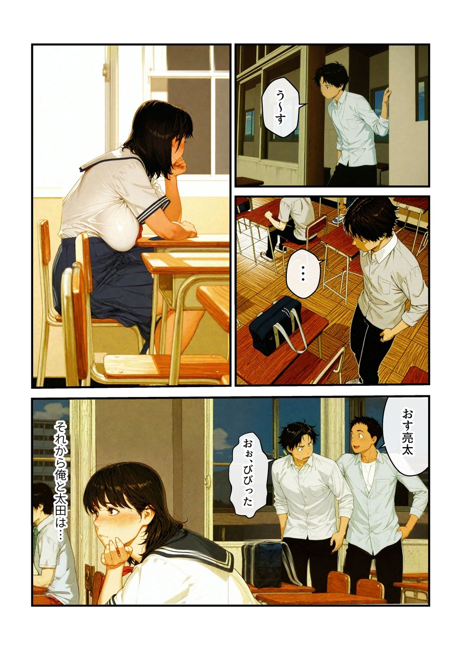 ポチャで体臭キツイ幼馴染とラブラブ仲直りセックス!? (31)