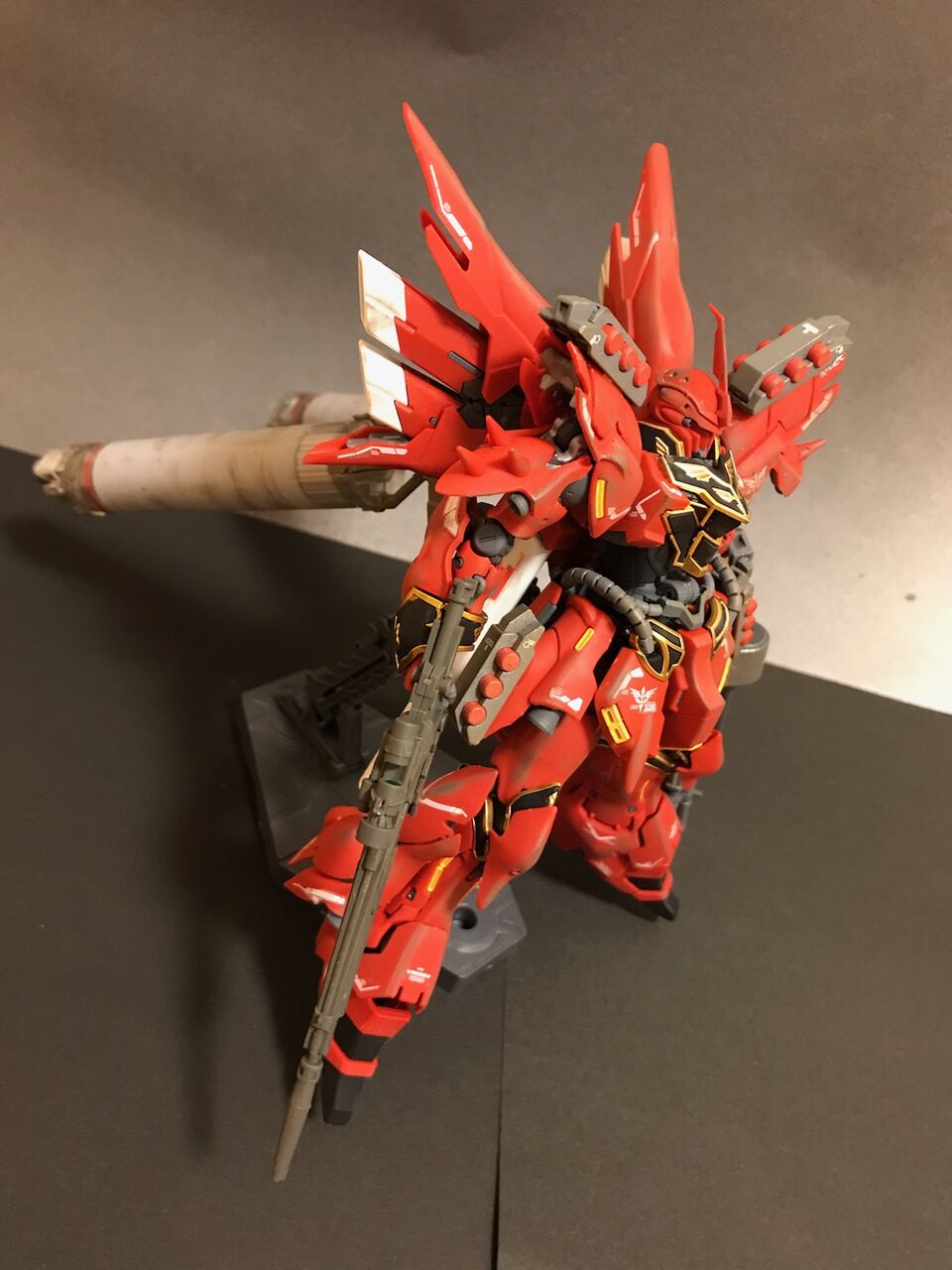 Rgシナンジュ ウェザリングフルアーマ風改修 プラモのひだまり Rgシナンジュ ウェザリングフルアーマ風改修 プラモのひだまり