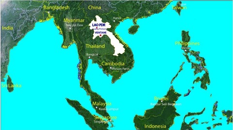 Laos_map