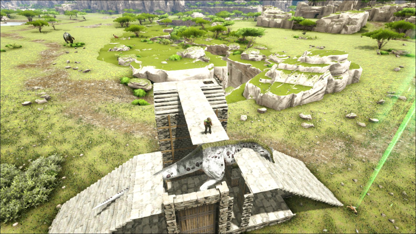 Pc版 Ark プレイ日誌 06 肉食生物をテイム 世の中をなめています