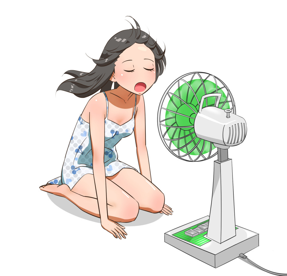 扇風機と女の子 摸索38 世の中をなめています 扇風機と女の子 摸索38 世の中をなめています