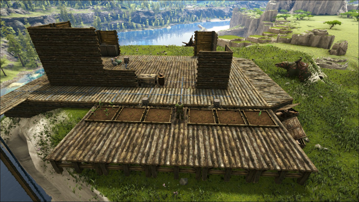 Pc版 Ark プレイ日誌 08 第一拠点完成 世の中をなめています