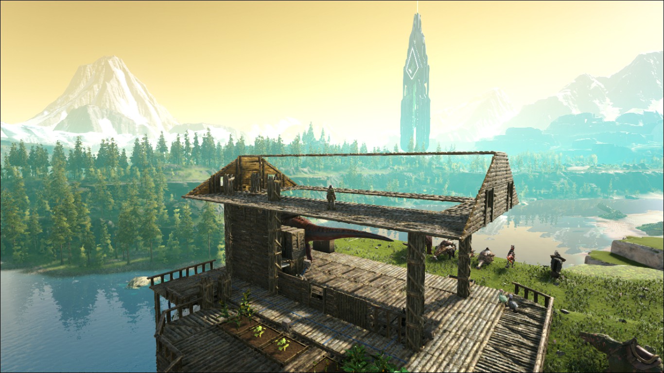 Pc版 Ark プレイ日誌 08 第一拠点完成 世の中をなめています