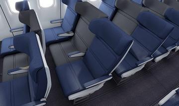 飛行機で「真ん中の席」を選びたくなる活気t系なシートが開発される！これはいいな