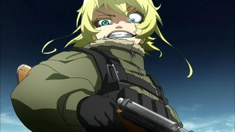 幼女戦記　6話　感想　爆撃機相手に無双！　存在Xそこまでやるか…