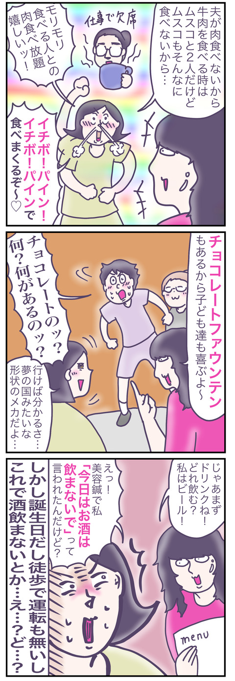 誕生日の苦渋1い