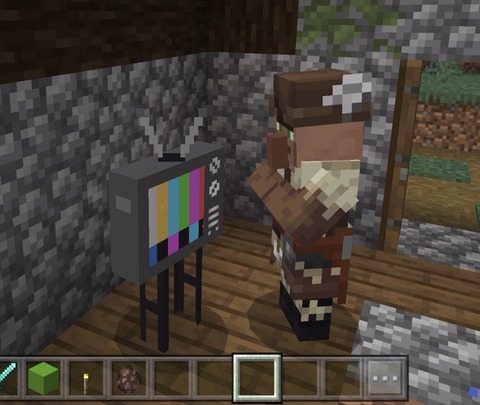 マイクラスキンレトロテレビ