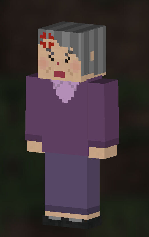 いらすとや風のマイクラスキン3 おじいちゃんスキン おばあちゃんスキン ものちゃんマイクラスキン作成配布所