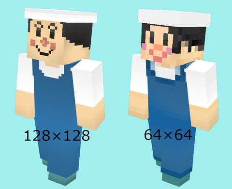 バタコさんマイクラスキン
