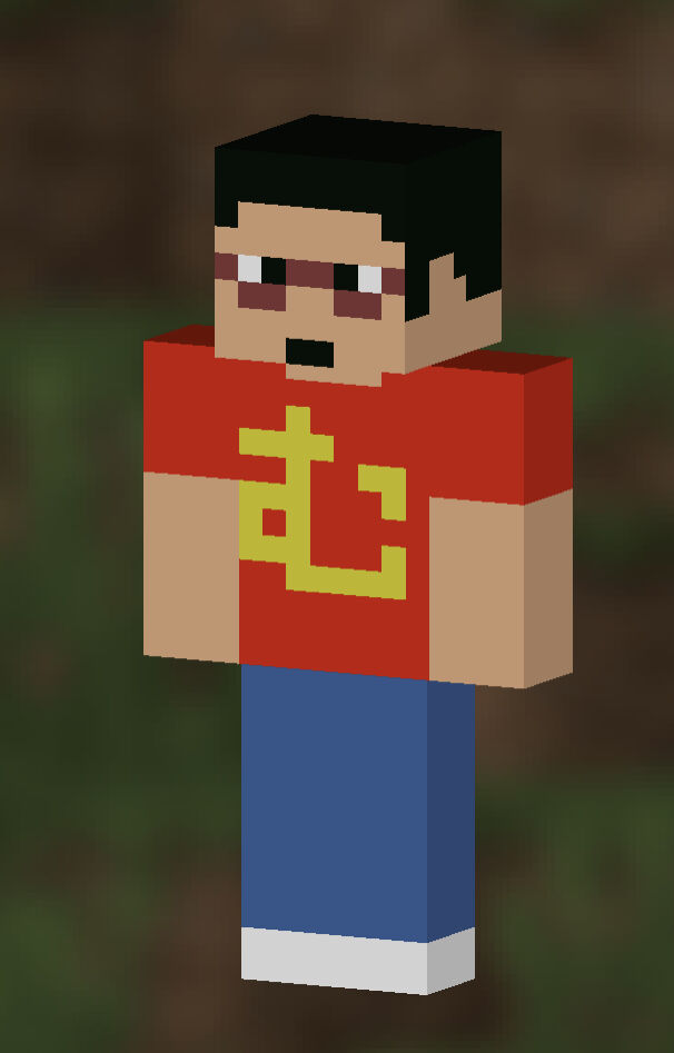 マックスむらいのマイクラスキン ノーマル 炎上 山 作ってみたよ ものちゃんマイクラスキン作成配布所