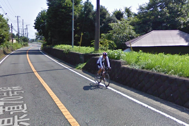 ストリートビューで見つけたロード乗り