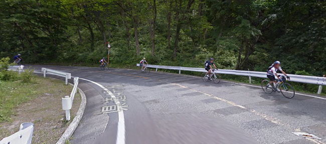 ストリートビューで見つけたロード乗り